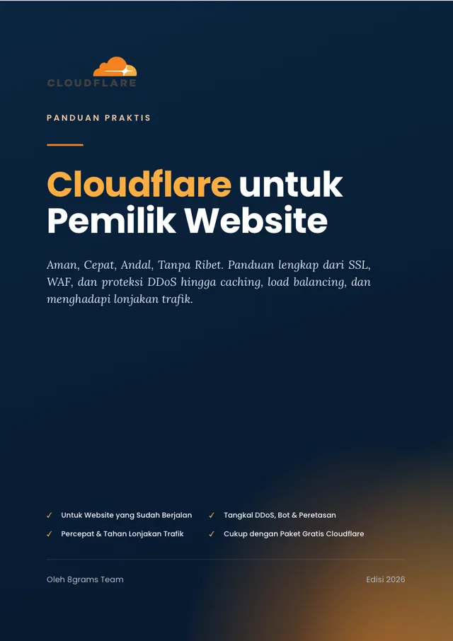 Sampul ebook Cloudflare untuk Pemilik Website